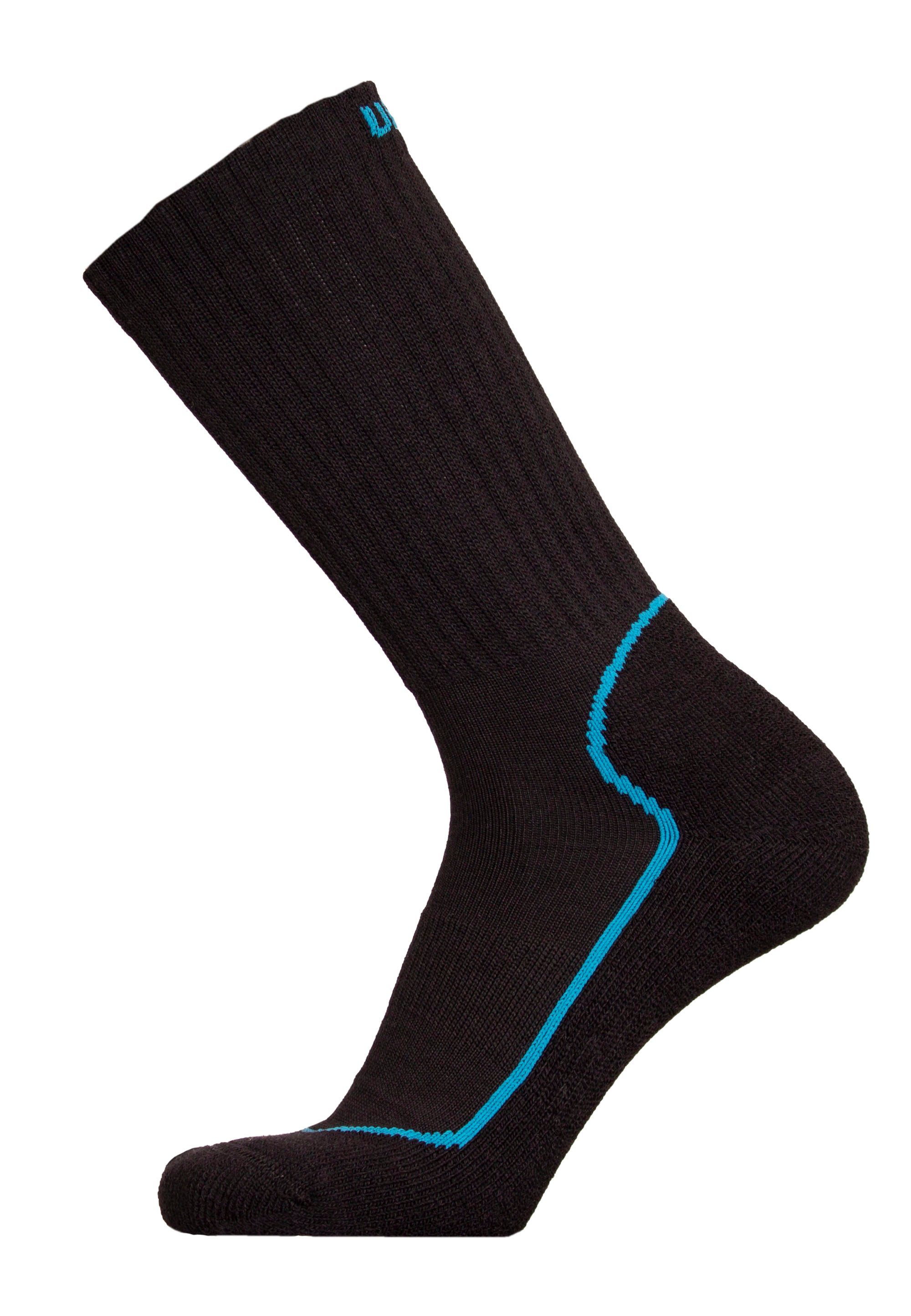 mehrlagiger Struktur mit Socken schwarz-blau SUOMU (1-Paar) UphillSport