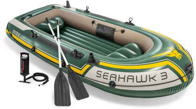 Intex Schlauchboot Seahawk 3, (Set, -, mit 2 Paddeln und Luftpumpe)