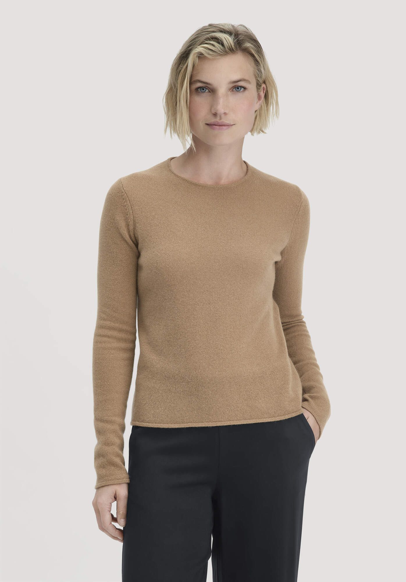 Hessnatur Strickpullover BETTER RECYCLING aus reinem Kaschmir (1-tlg) günstig online kaufen