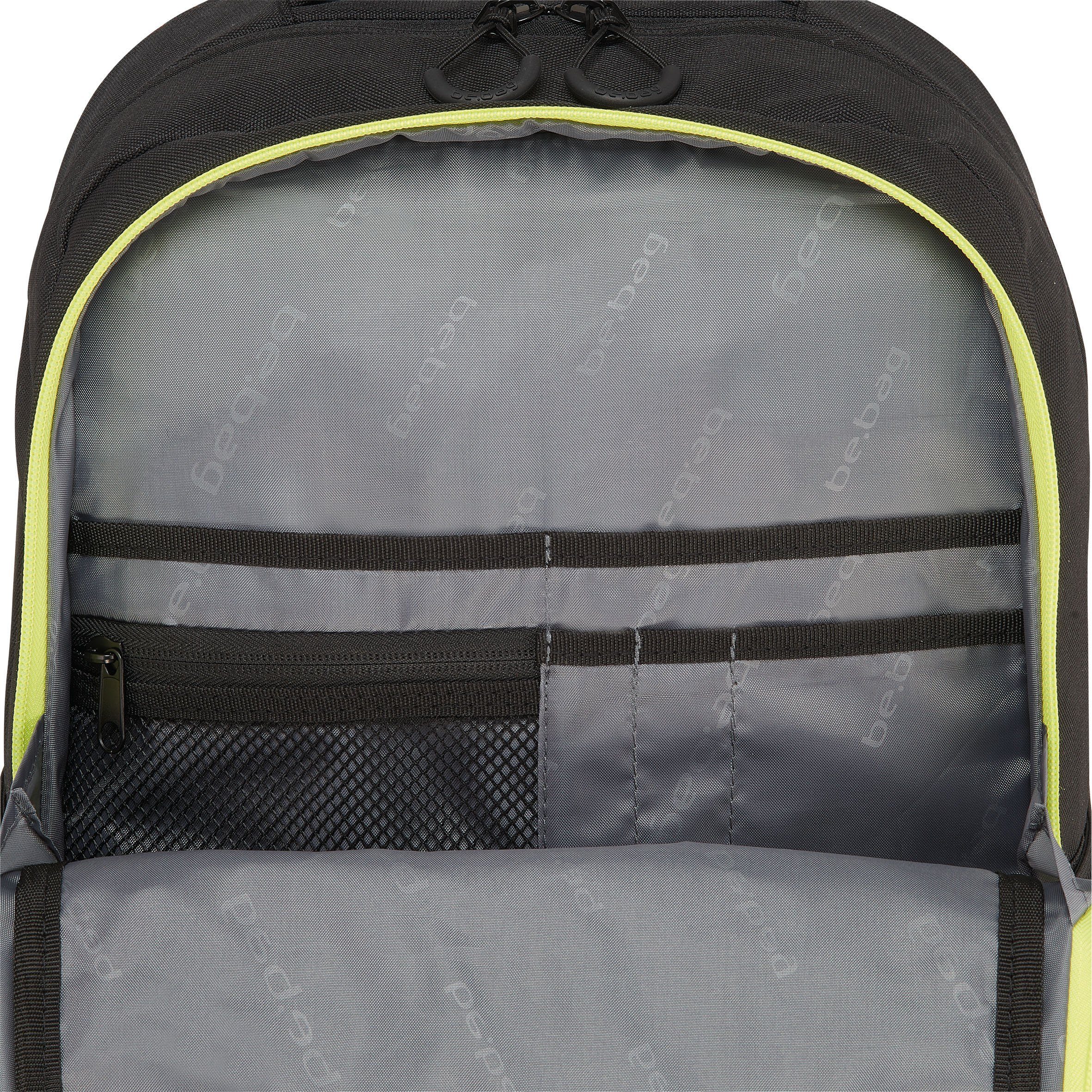 black Laptoprucksack be.clever, Herlitz be.bag,