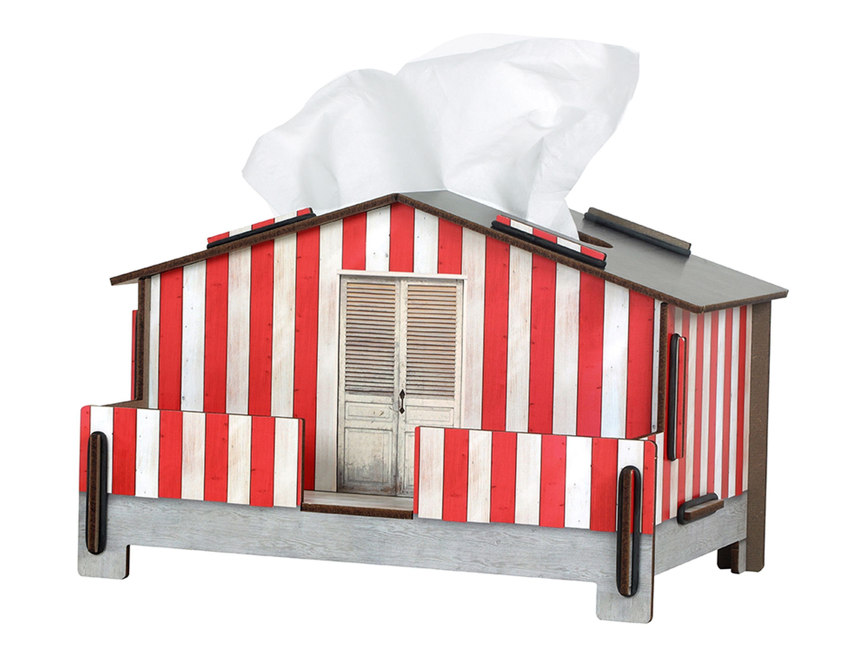 WERKHAUS® Aufbewahrungsbox Werkhaus - Tücherbox "Strandhaus" günstig online kaufen
