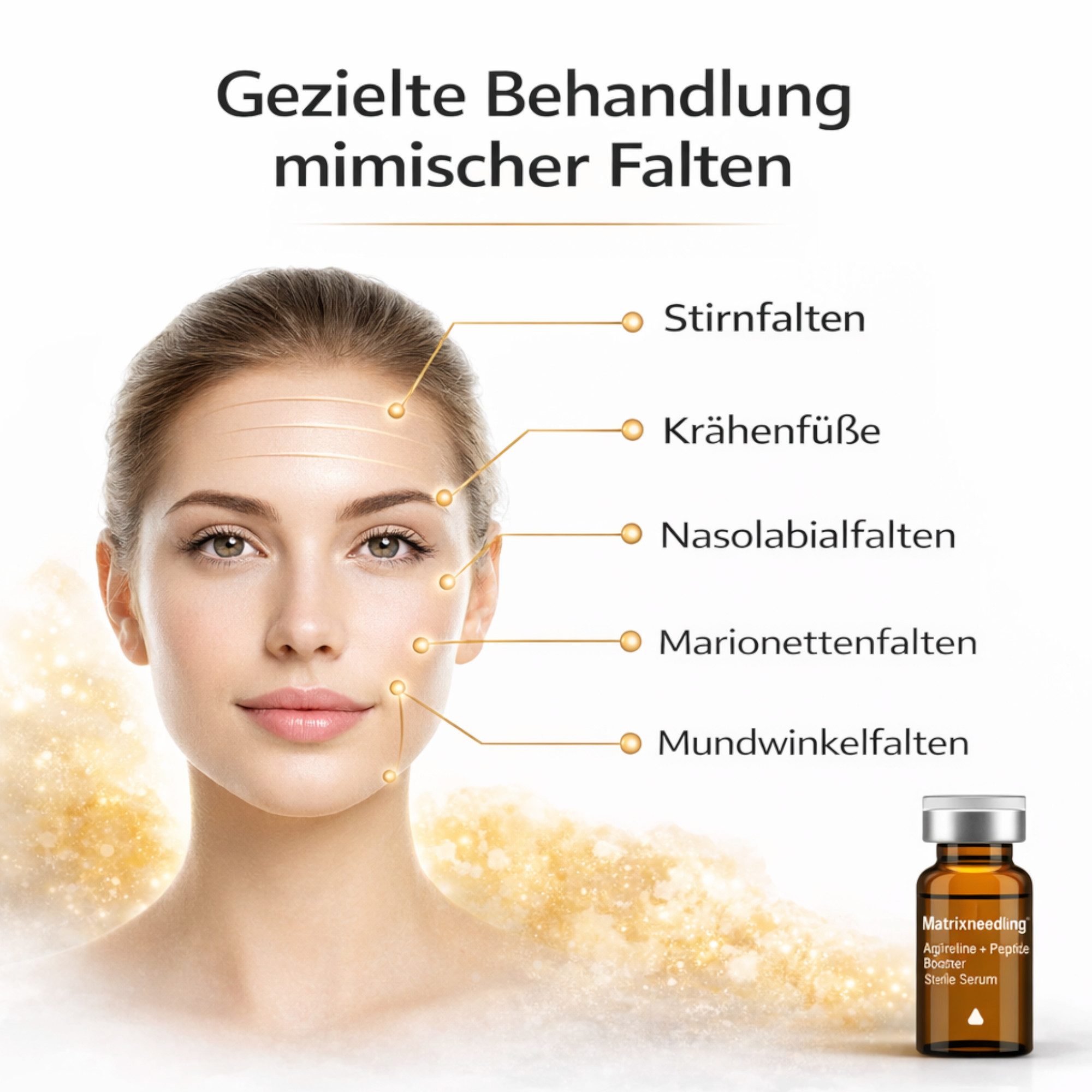 Matrixneedling™ Anti-Falten-Serum Matrixneedling™ Argireline + Peptide Booster, Microneedling 10ml