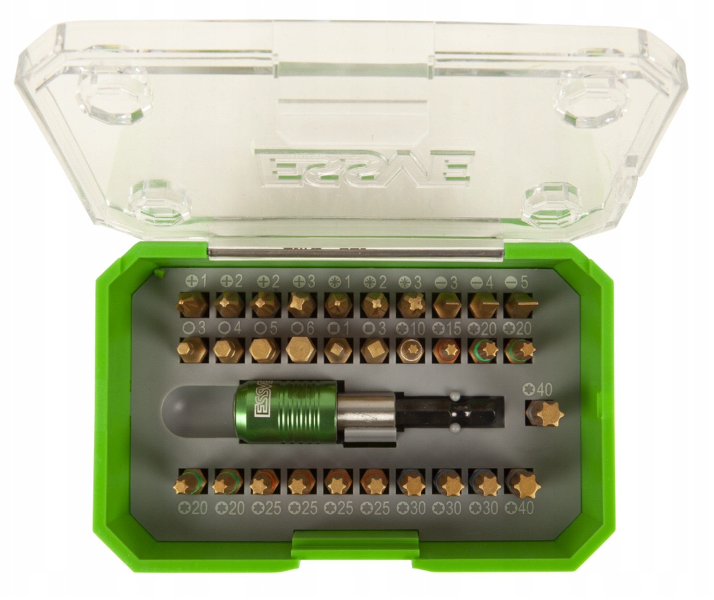 ESSVE Bit-Set XTR 32-teilig langlebig Profi im Etui - für Holz Metall - 25 mm