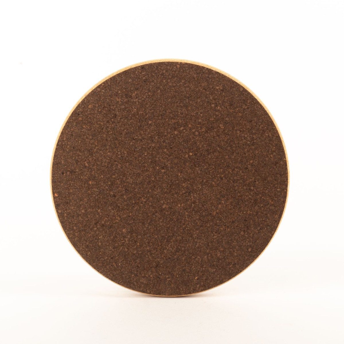 INNA-Glas Topfuntersetzer Rundes Tischset MANARA, dunkel-Natur, 2cm, Ø24,5cm