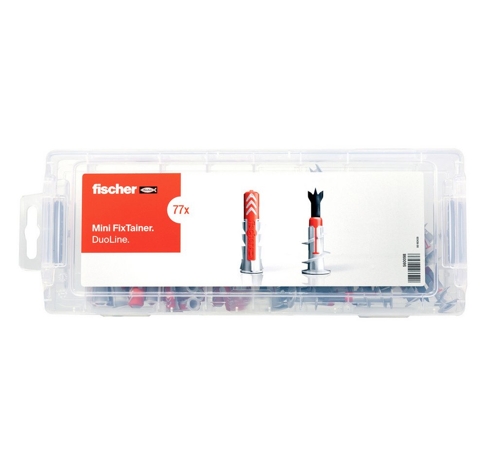 Thumbnail - Fischer Dübel-Set Fischer 560098 MiniFixTainer DuoLine Befestigungsset 77 St.