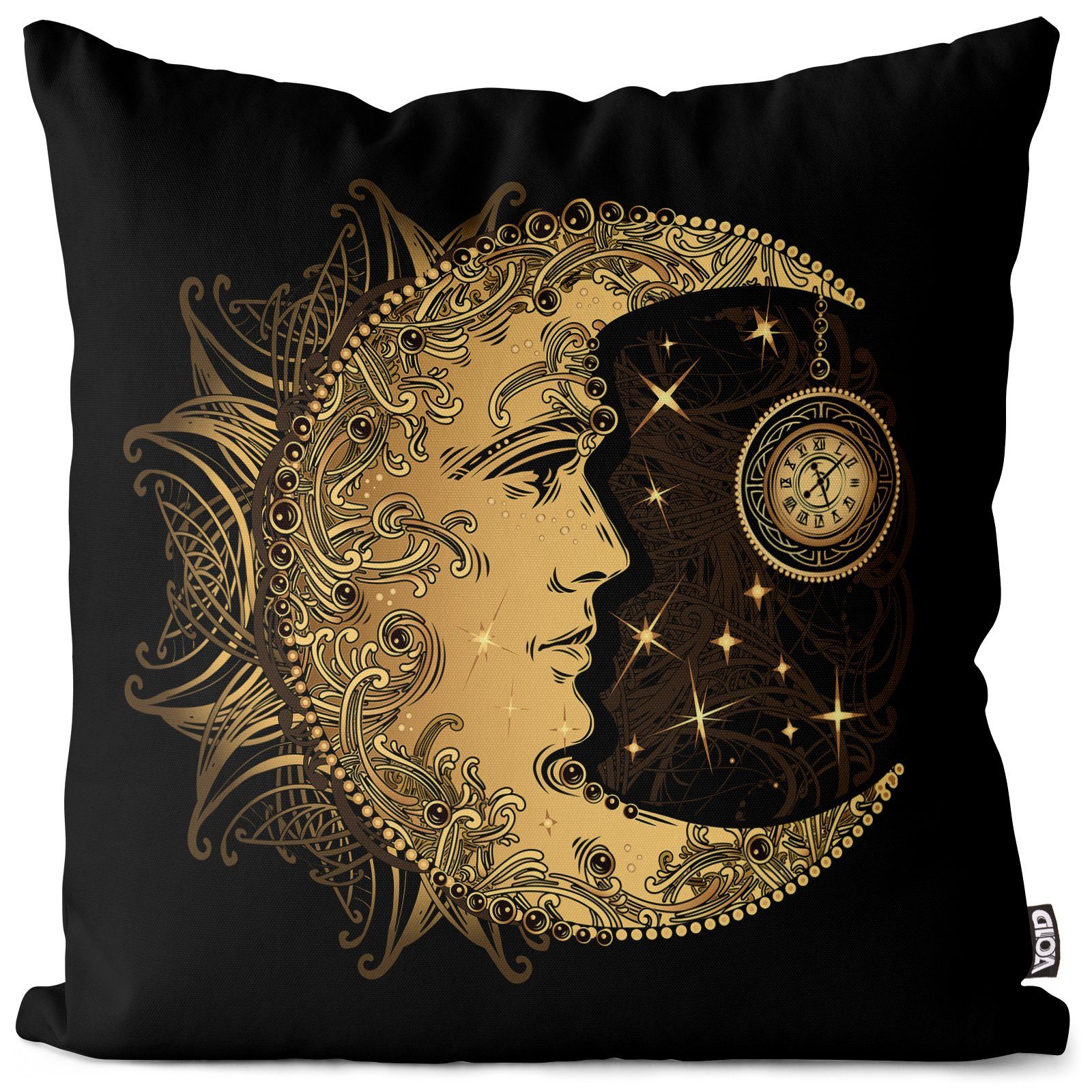 VOID Kissenbezug, (1 Stück), Alchemie Mond Sonne Sterne gold sonne astrolog günstig online kaufen