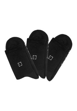 Elbsand Socken (Packung, 3-Paar) mit eingestricktem Markenlogo und Schriftzug