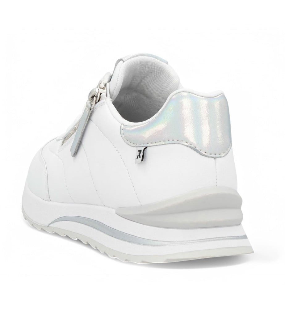 Rieker (Glattleder) W2402 weiss Damen Sneaker – Bild 4 von 5