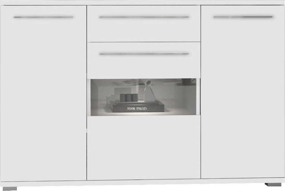 OTTO home Kommode Piano (H/B/T): 97,4/150/45,2cm), UV lackiert, Soft-Close Funktion