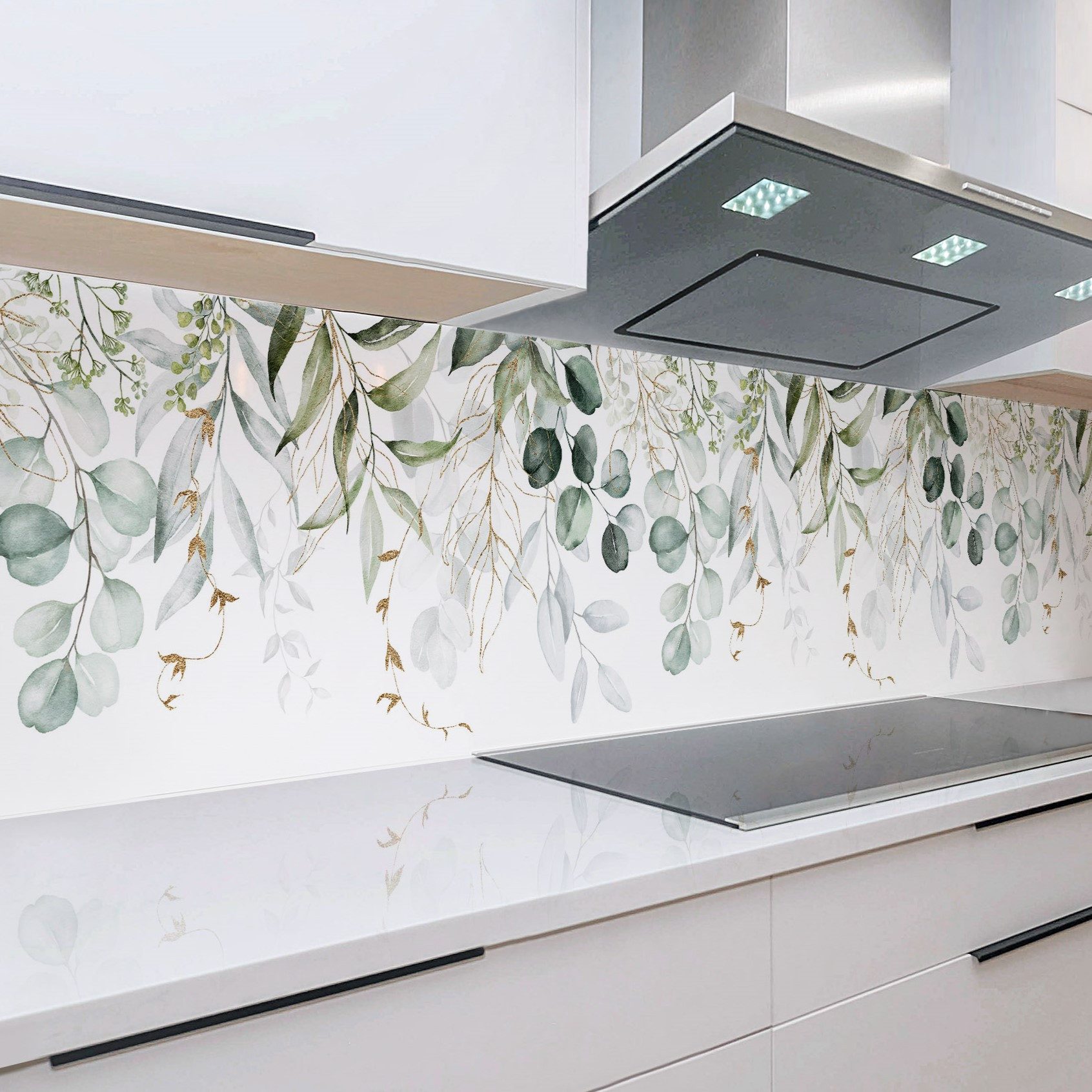 Rodnik Küchenrückwand Aquarell, ABS-Kunststoff Platte Monolith in DELUXE Qualität mit Direktdruck