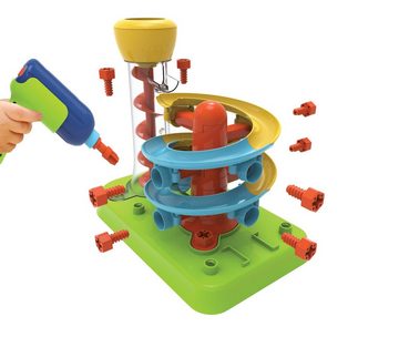 Edu-Toys Experimentierkasten JS022 MINT Kugelbahnbausatz mit elektrischer Hebeschraube, (55-tlg)