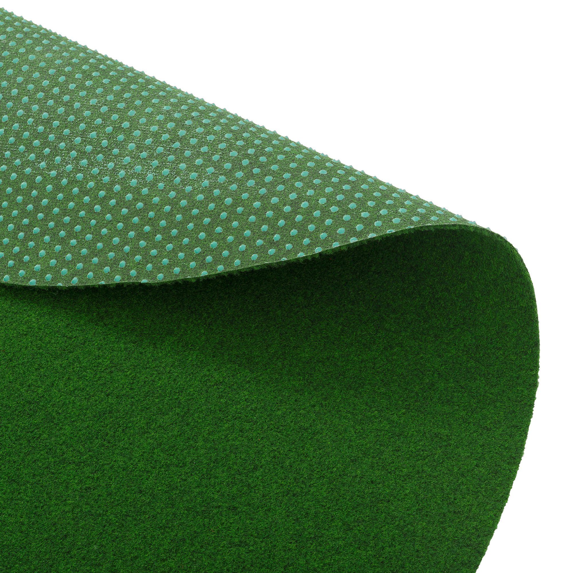 Snapstyle Rasenteppich Kunstrasen Rasenteppich mit Noppen Kingston Rund, Rund, Höhe: 7 mm