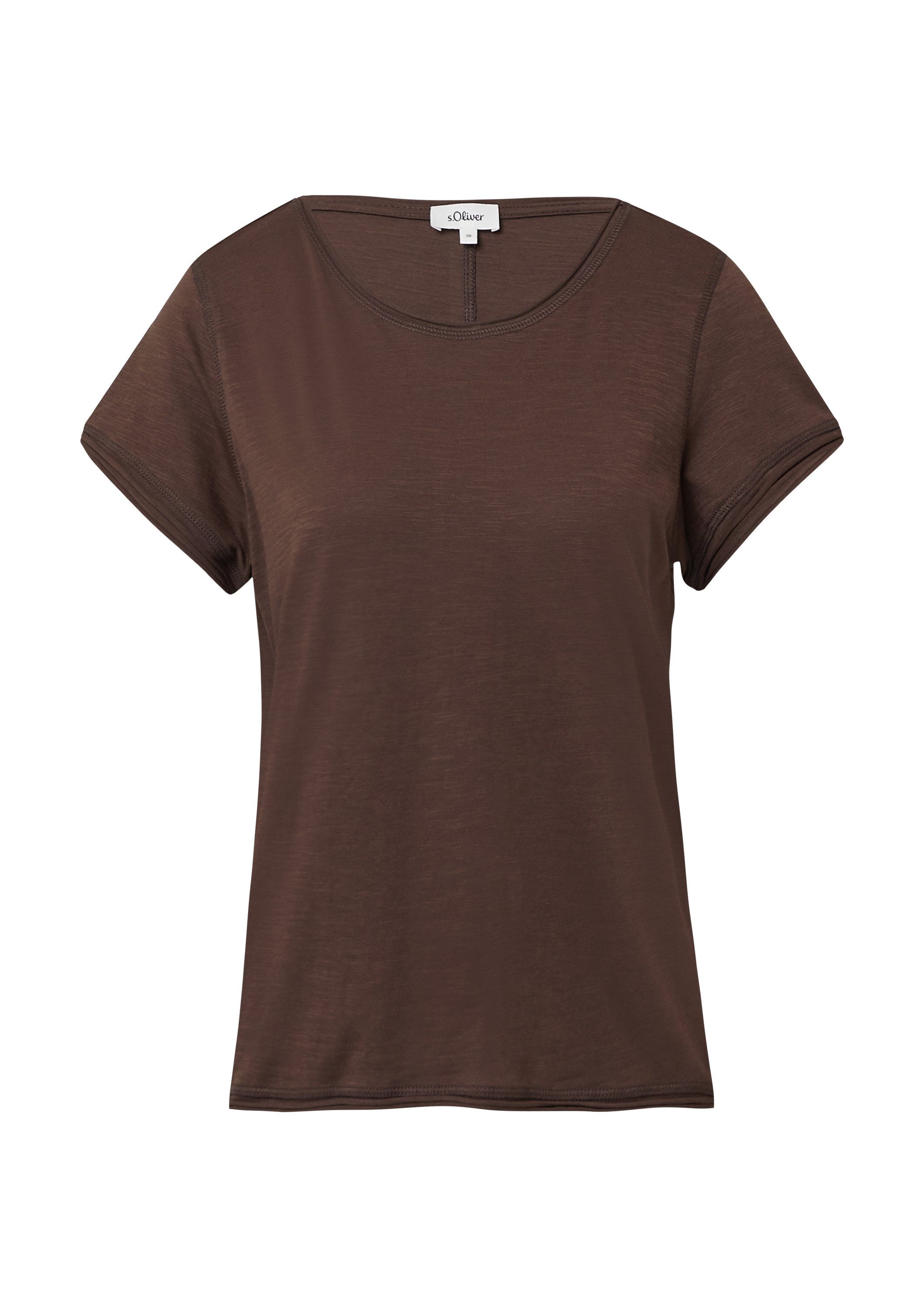 s.Oliver Kurzarmshirt T-Shirt (1-tlg) günstig online kaufen