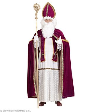 Scherzwelt Kostüm Nikolaus Kostüm Weihnachten Gr. M - 3XL - mit Brille