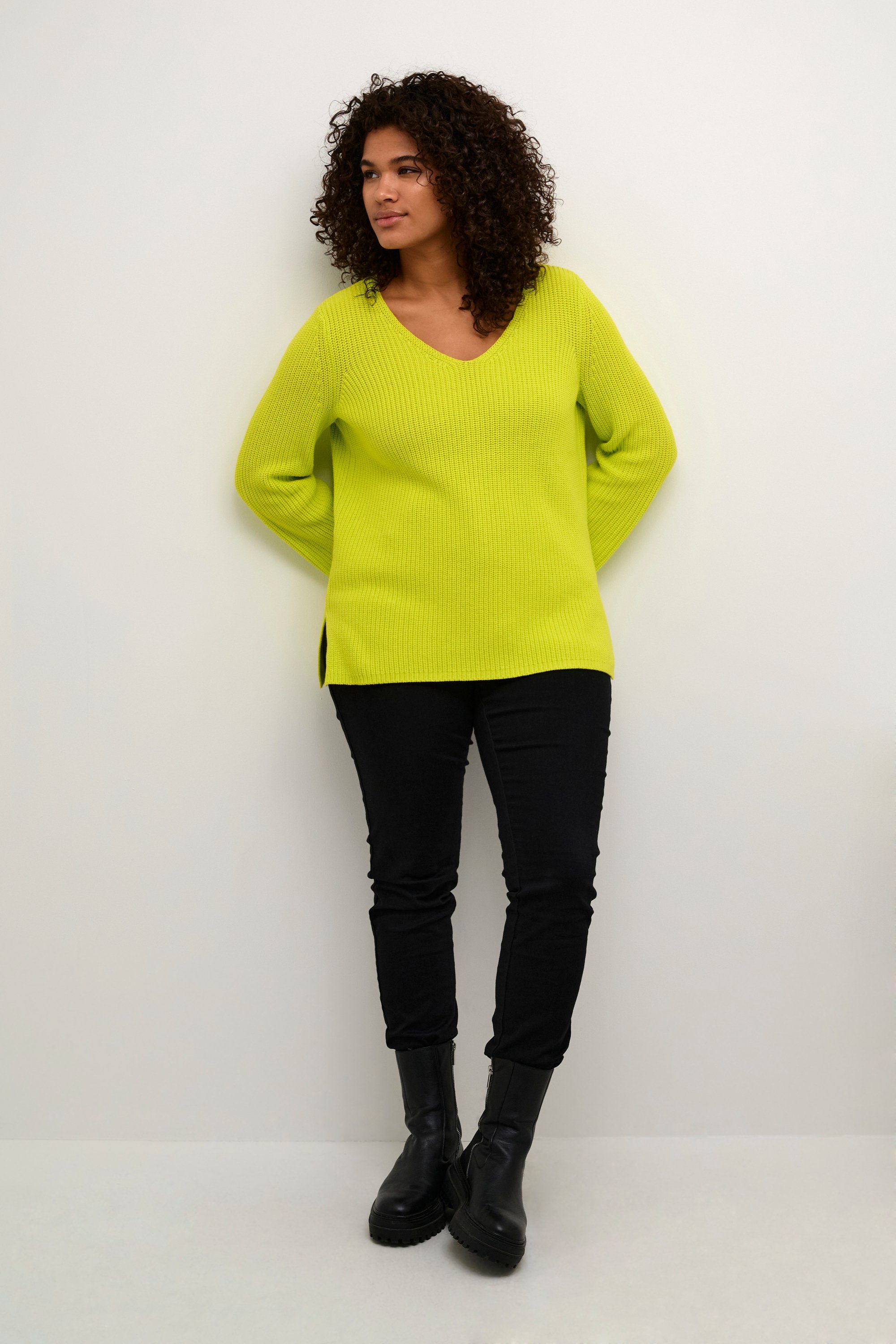 KAFFE Curve Strickpullover Strickpullover KCmirina Große Größen