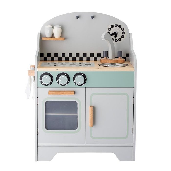 Bloomingville Spielküche Play Set Kitchen Grey Kinderküche grau Holzspielzeug Kleinkindspielzeug dänisches Design