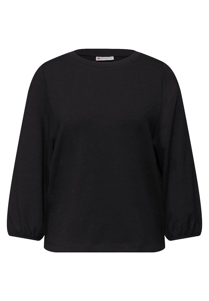 STREET ONE 3/4-Arm-Shirt STREET ONE / Da.Sweatshirt / LTD QR uni jacquard s günstig online kaufen