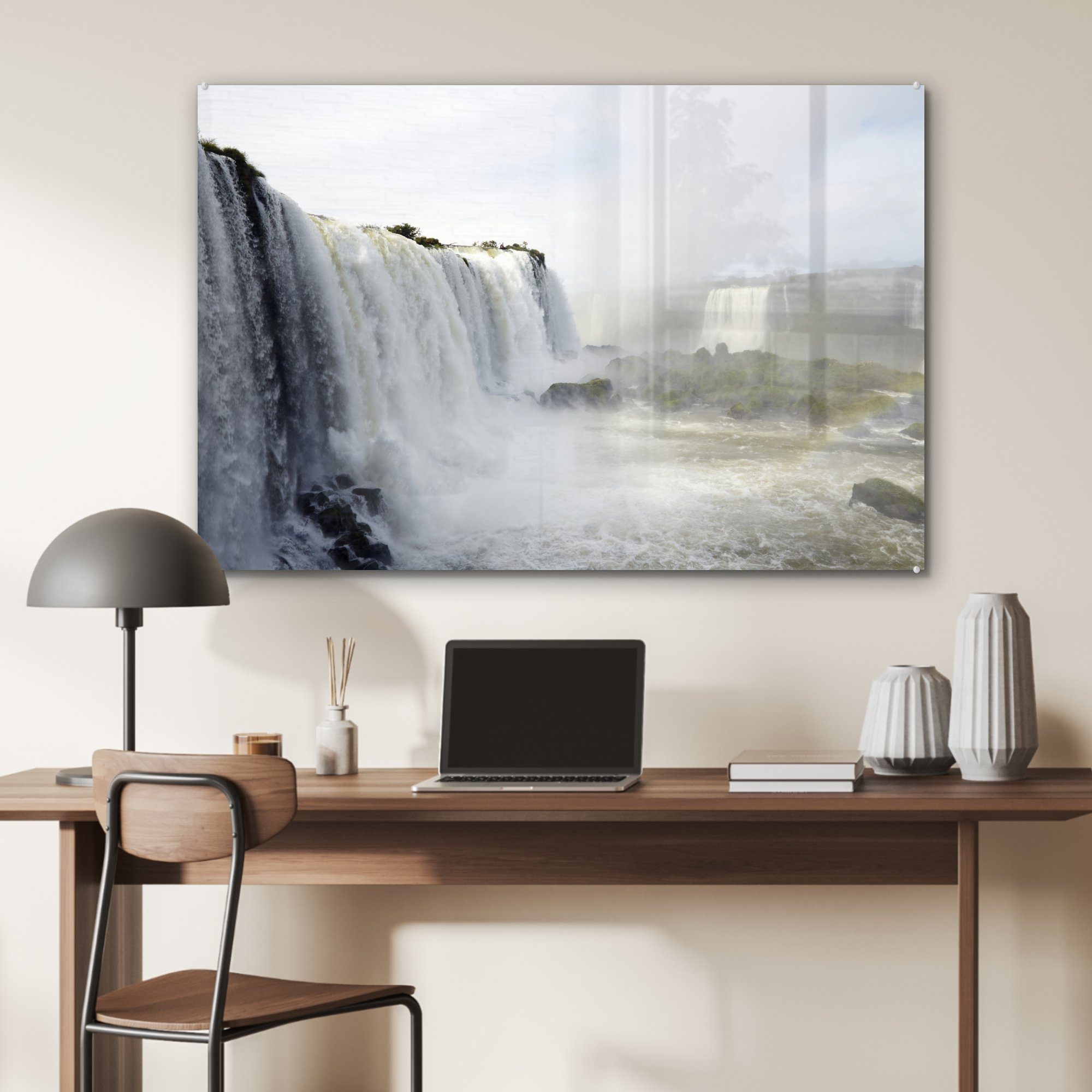 Wilde Argentinien, Iguazú-Nationalpark St), & im Acrylglasbild MuchoWow Wohnzimmer Acrylglasbilder Wasserfälle (1 in Schlafzimmer