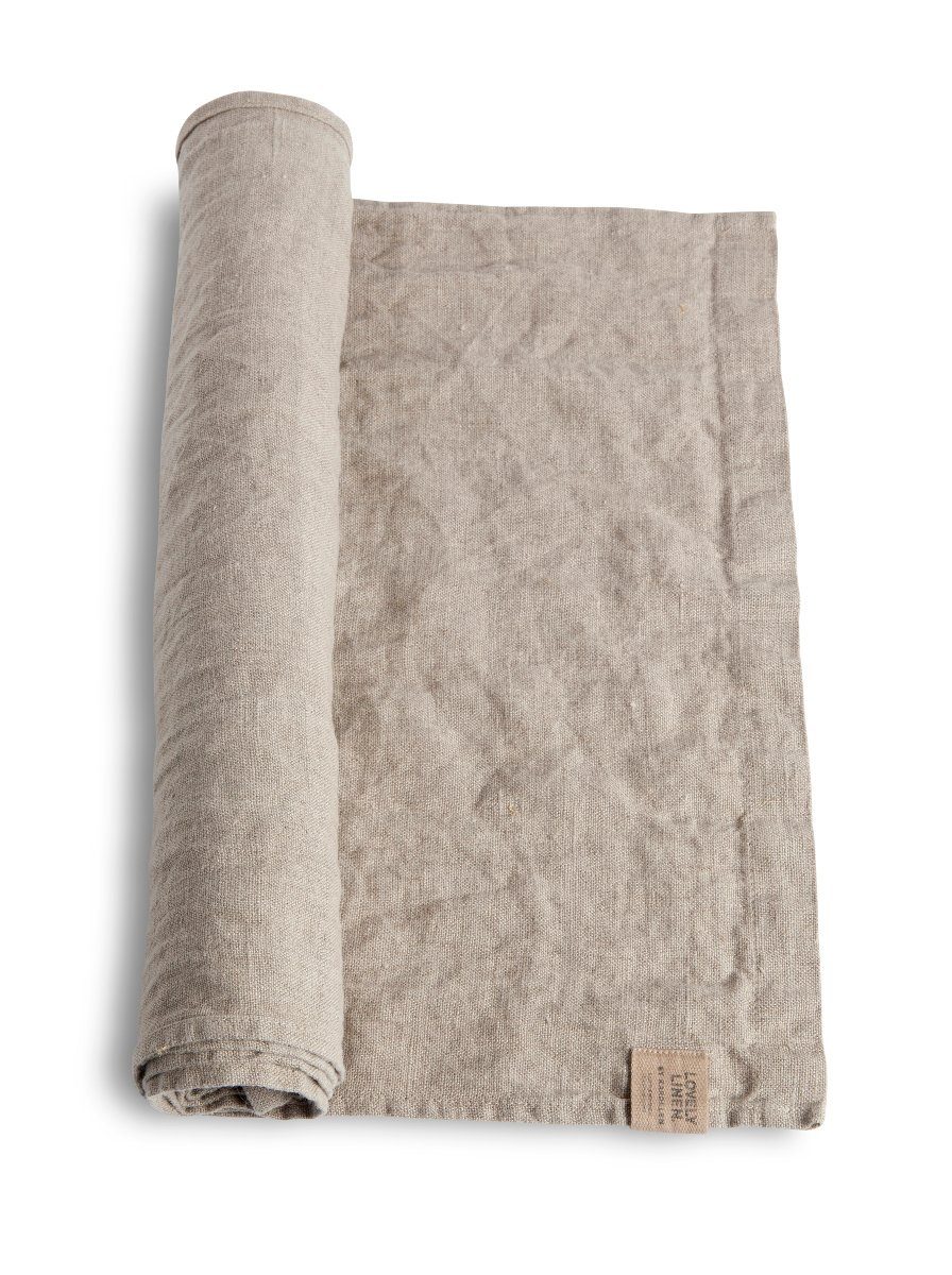 Lovely Linen Tischdecke Lovely Tischläufer Leinen natural beige 47 x 150cm