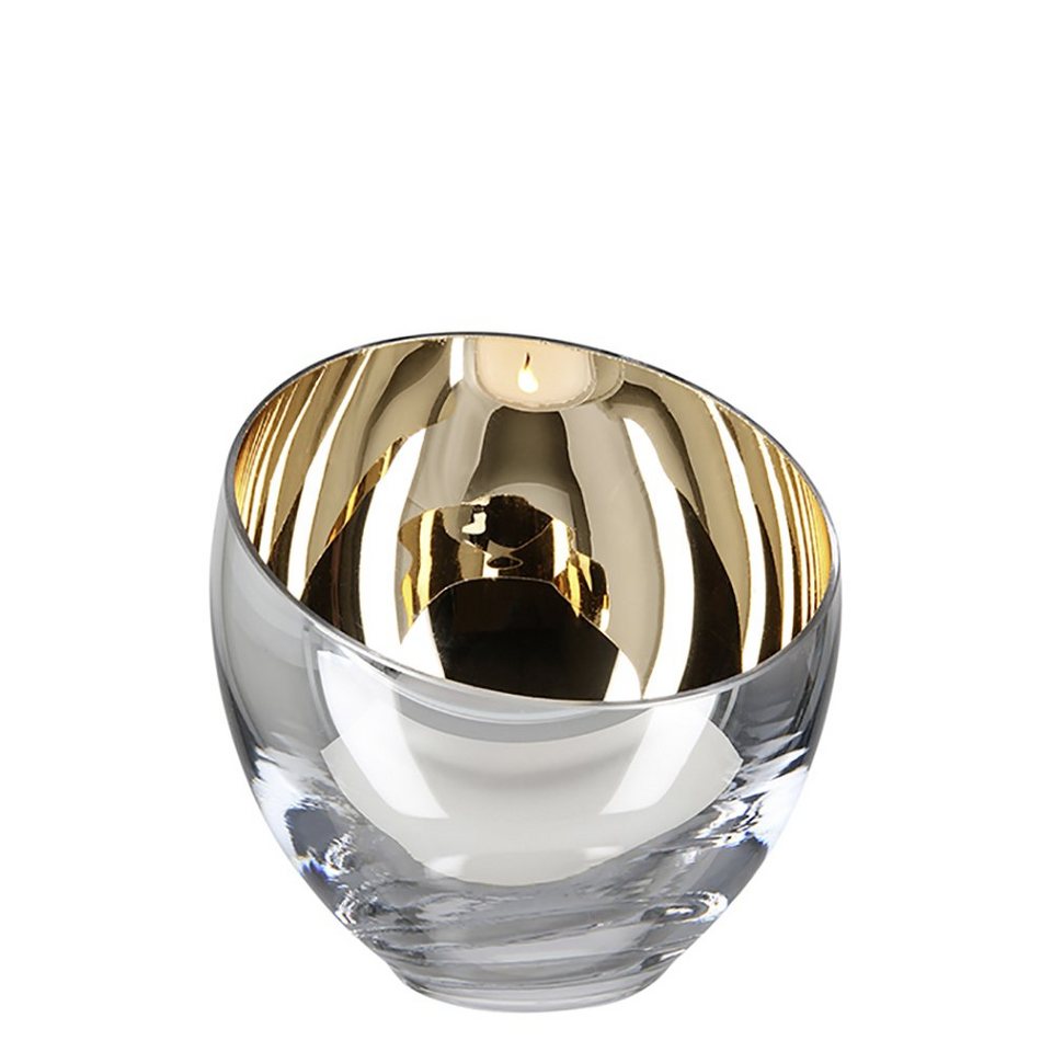 Fink Teelichthalter CANDY (Set, 2 St), aus Glas, Sorgt für faszinierende  Lichteffekte