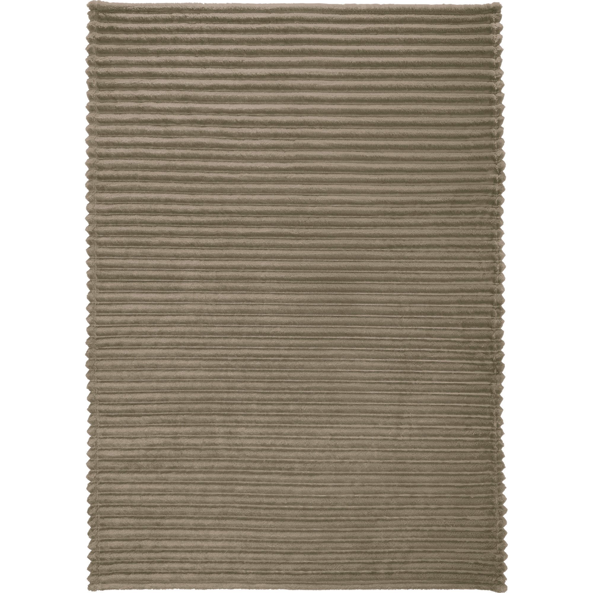 Wohndecke Wohndecke "Aosta", Erwin Müller, Fleece in Cordoptik Uni günstig online kaufen