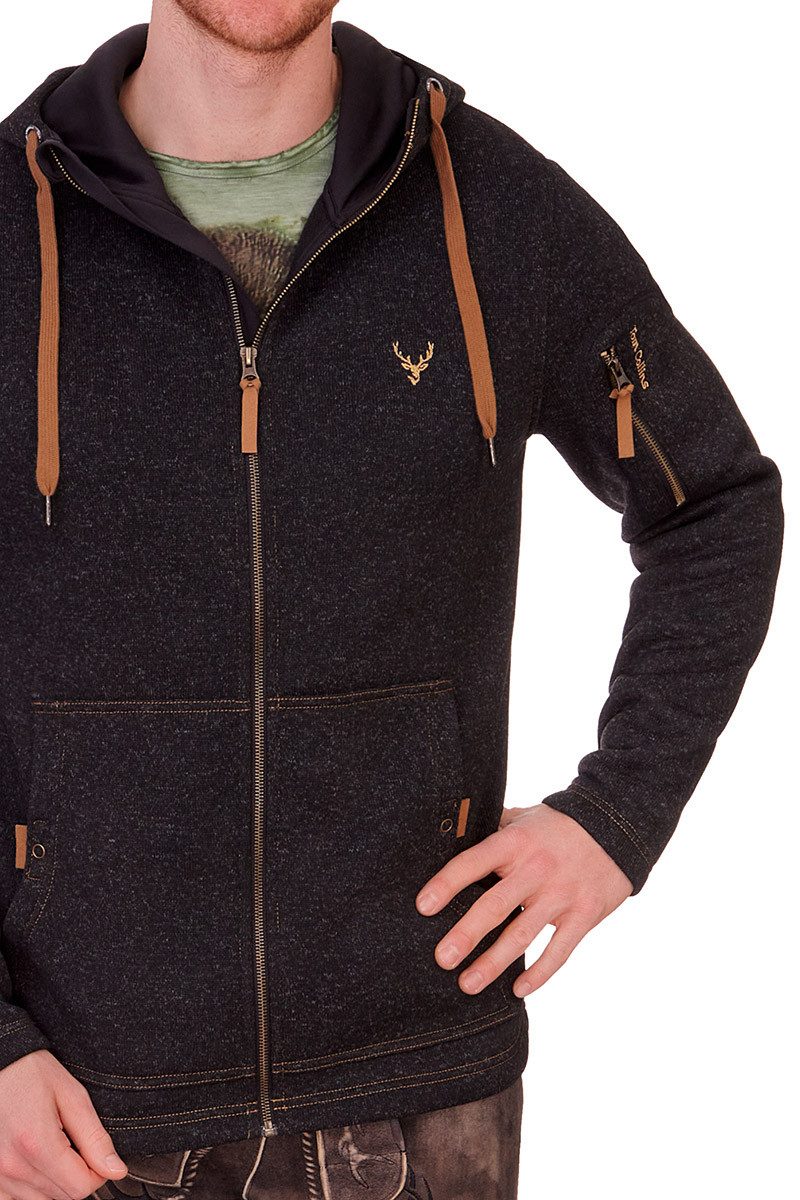 Tom Collins Trachtenstrickjacke Strickfleecejacke Herren - günstig online kaufen