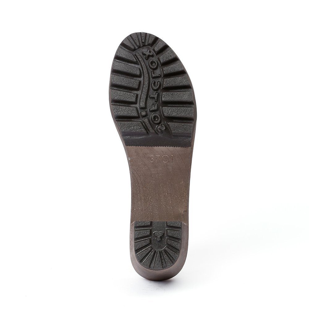 Softclox OLYMPIA Kaschmir taupe (dunkel), Winter, Holz, Clogs, Damen, bequem Stiefelette