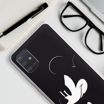 DeinDesign Handyhülle Mickey Mouse Offizielles Lizenzprodukt Disney Mickey Mouse - Mad, Samsung Galaxy A51 Silikon Hülle Bumper Case Handy Schutzhülle