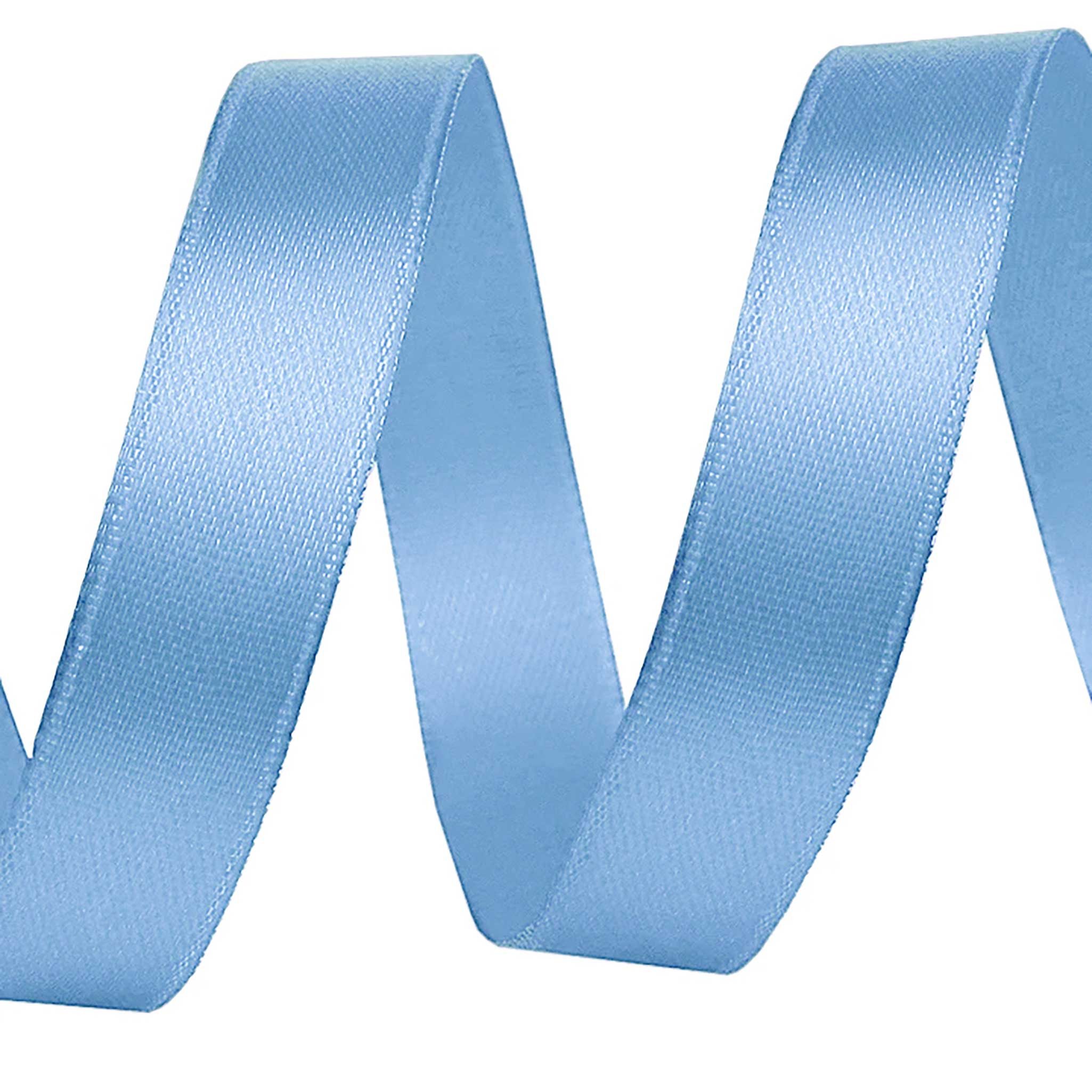 maDDma Geschenkband 5m Satinband 10mm breit Geschenkband Dekoband Schleifen Farbwahl, hellblau