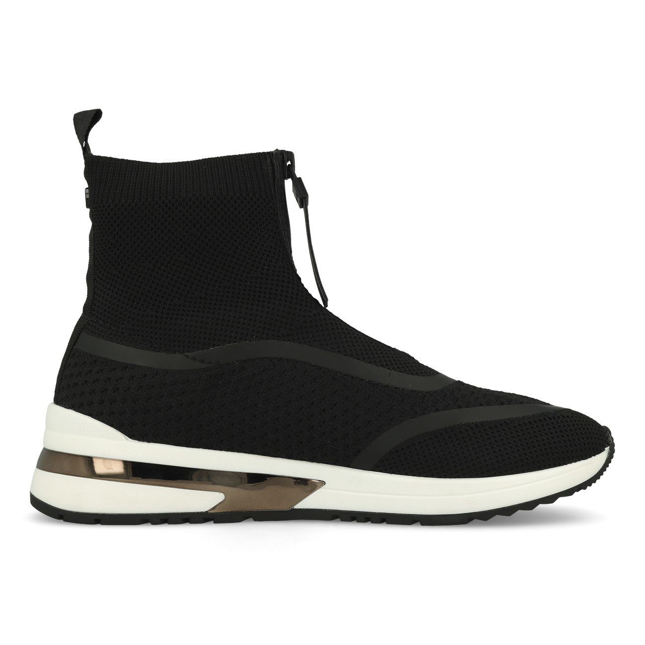 La Strada La Strada 2003169 Migh High Knitted Damen Sneaker Black Knitted Rubber Sneaker