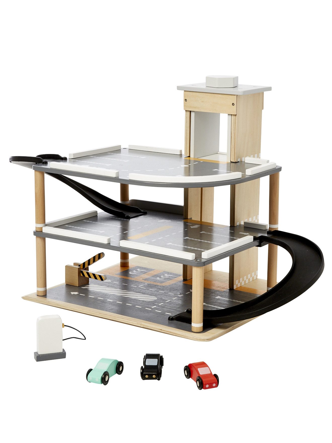 vertbaudet Spielzeug-Auto Kinder Parkhaus mit 3 Etagen aus Holz FSC® günstig online kaufen