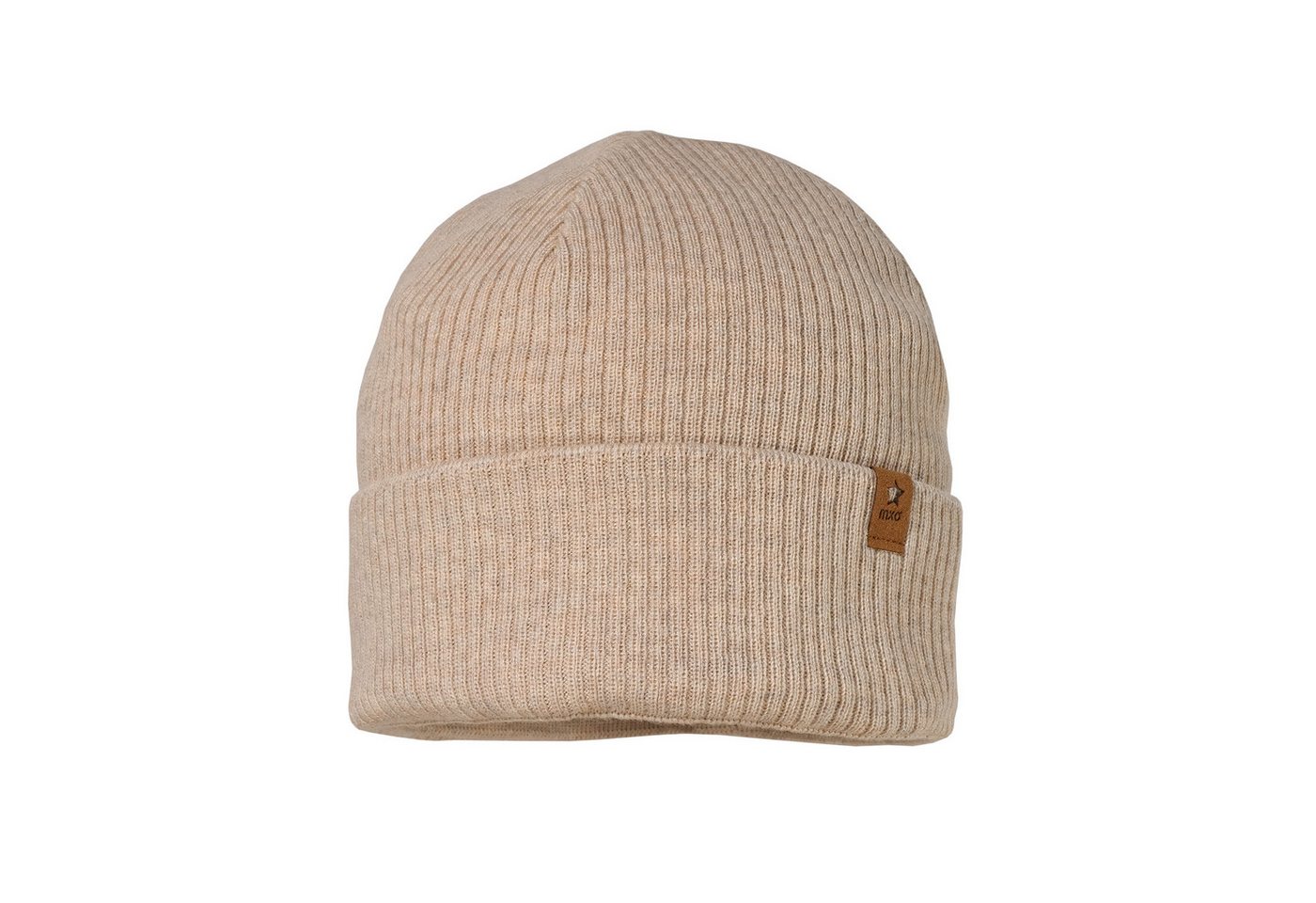 MAXIMO Beanie aus Baumwolle, wärmend, gefüttert, unifarben