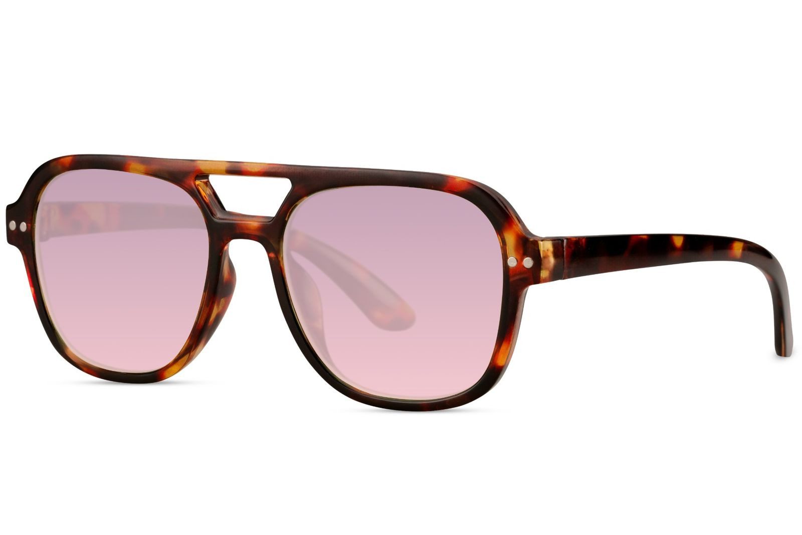 styleBREAKER Pilotenbrille Kinder Pilotenbrille Recycelt Inkl. Stoffbeutel & Putztuch (1-St) Blendfrei