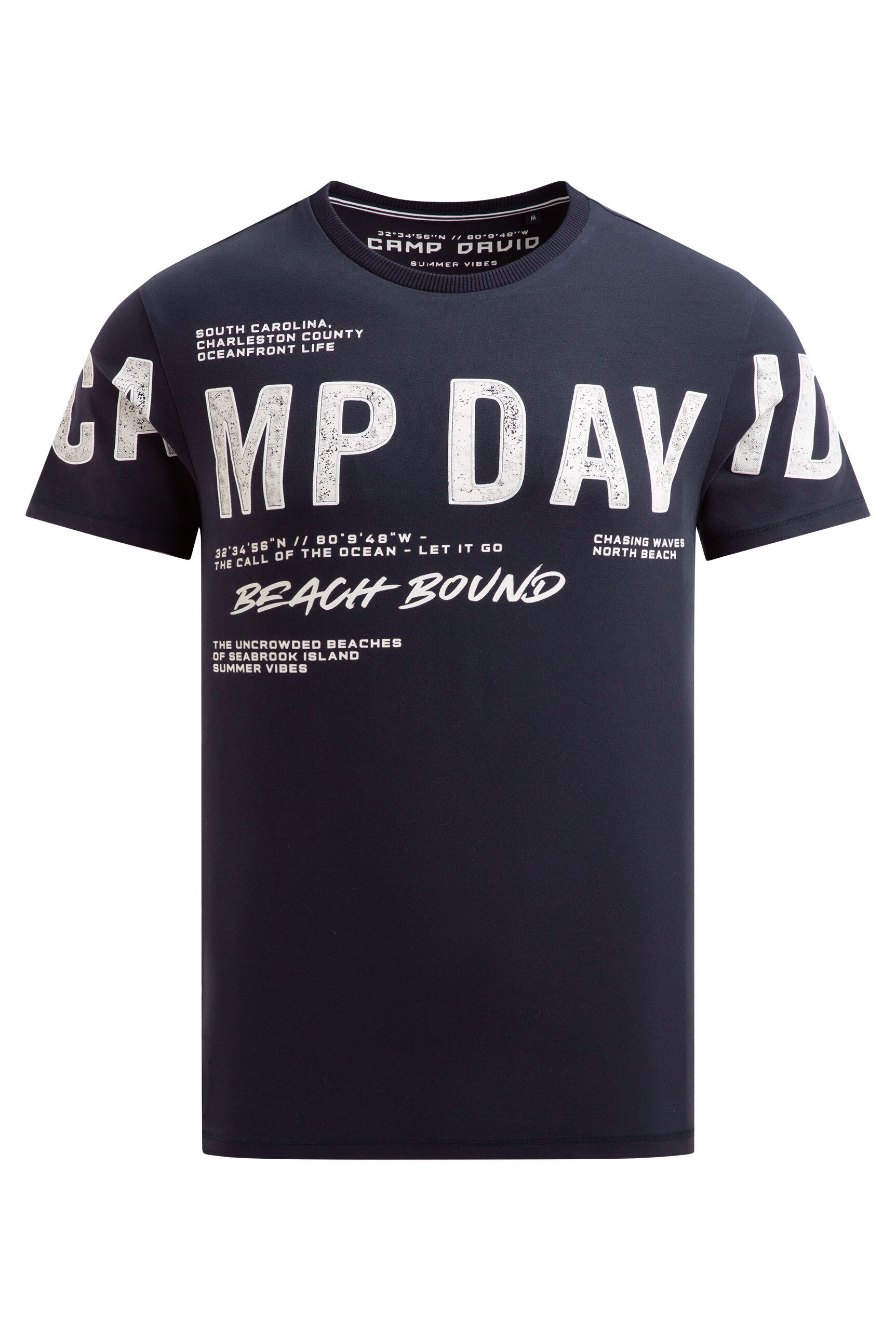 CAMP DAVID Rundhalsshirt mit Baumwolle
