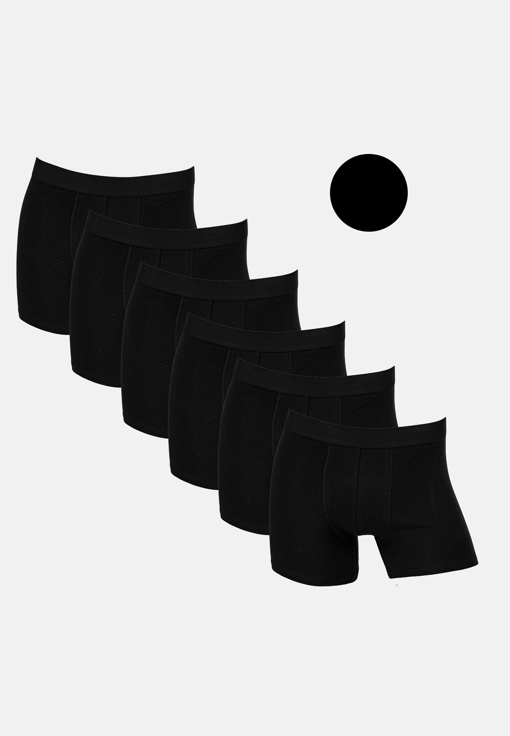 Boxer Slip: im 6er Set: Komfort, Perfekte Passform, Atmungsaktiv (Spar-Pack, 6er-Pack) Elastikbund