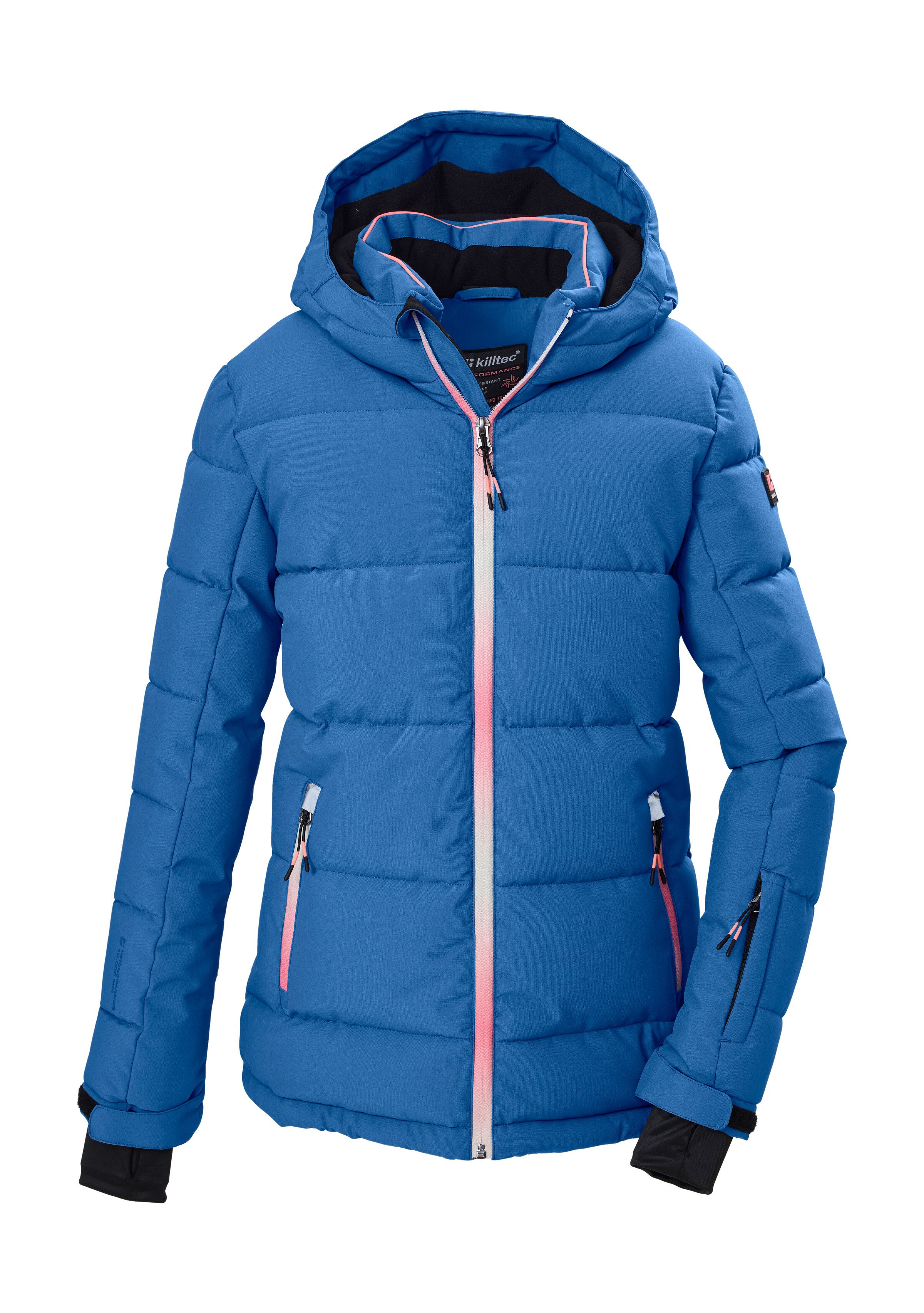 Killtec Skijacke KSW 186 GRLS SKI JCKT Winddichte, wasserabweisende Ski-Steppjacke mit Schneefang