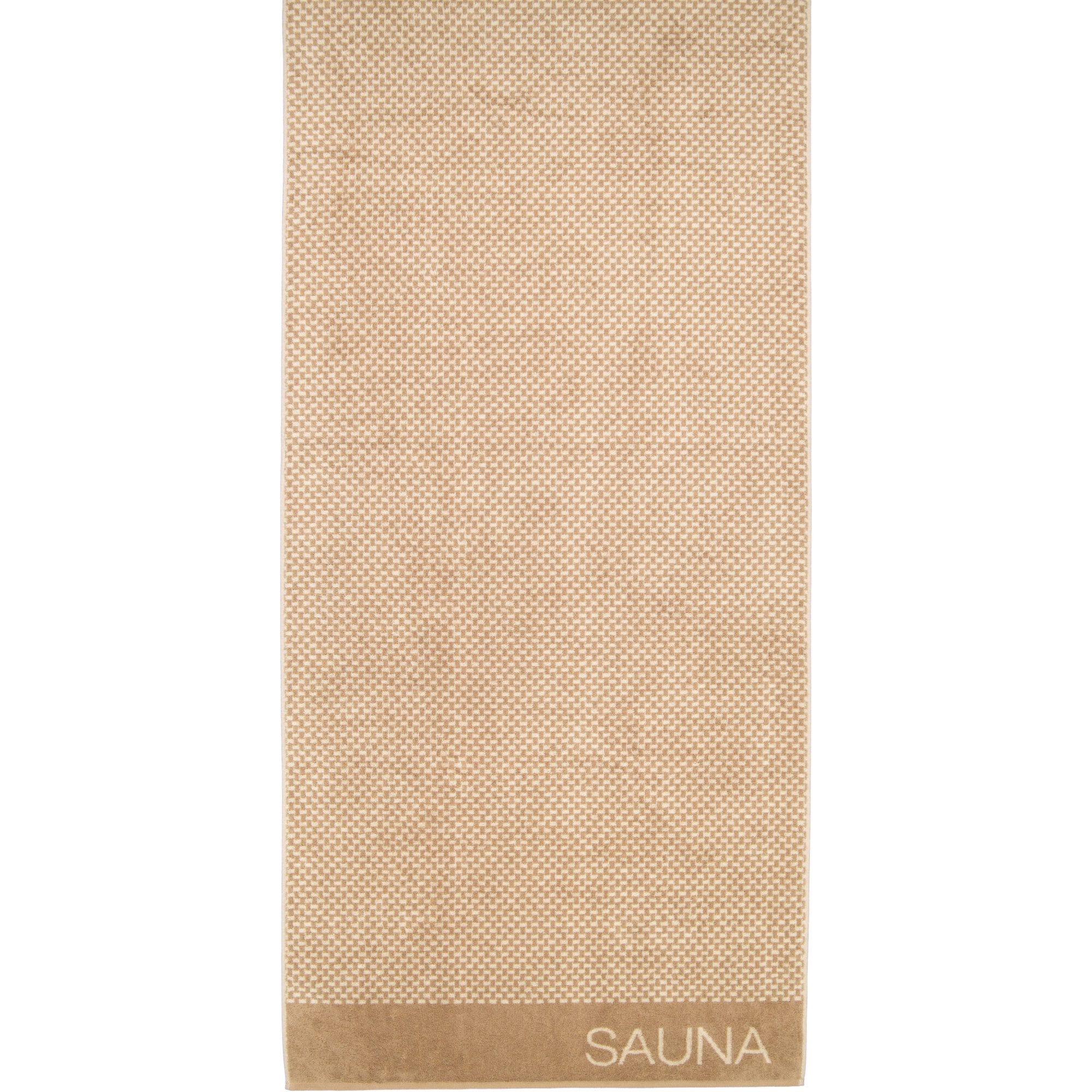 Cawö Saunatuch Natural Allover 6220, 100% Baumwolle (1-St)