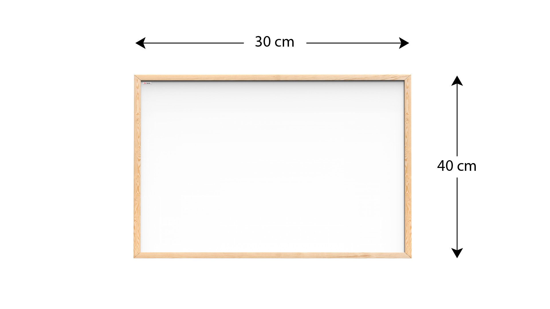 ALLboards Magnettafel Magnettafel Whiteboard Holzrahmen Wandtafel Schreibtafel