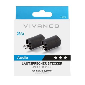 Vivanco Audio- & Video-Kabel, Adapter, Bananstecker