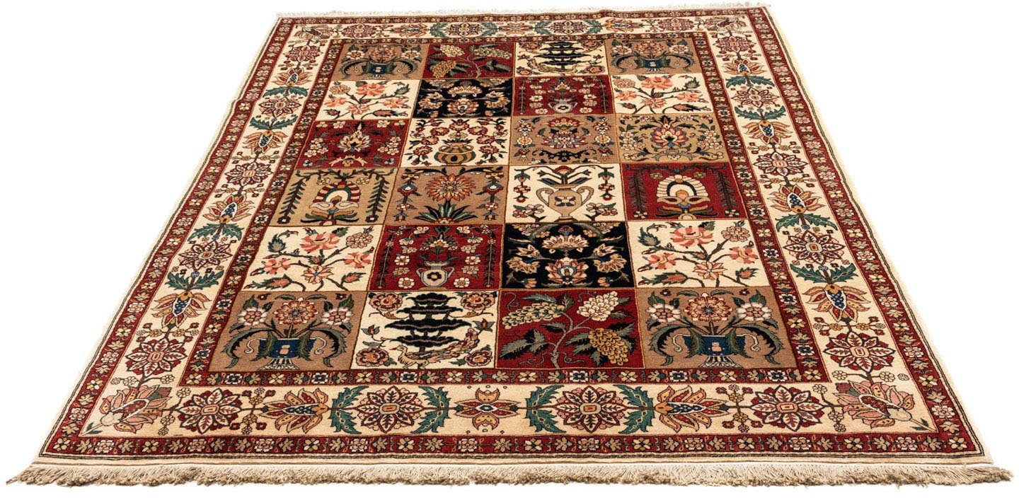 Wollteppich Ghom Felder Rosso scuro 313 x 209 cm, morgenland, rechteckig, Höhe: 8 mm, Unikat mit Zertifikat