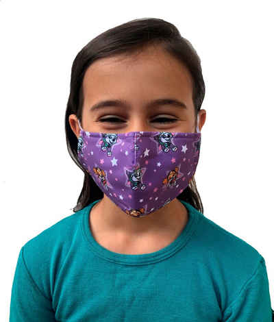 SkyBrands Mund-Nasen-Masken, Packung, 2-St., für Kinder 3-7 Jahre