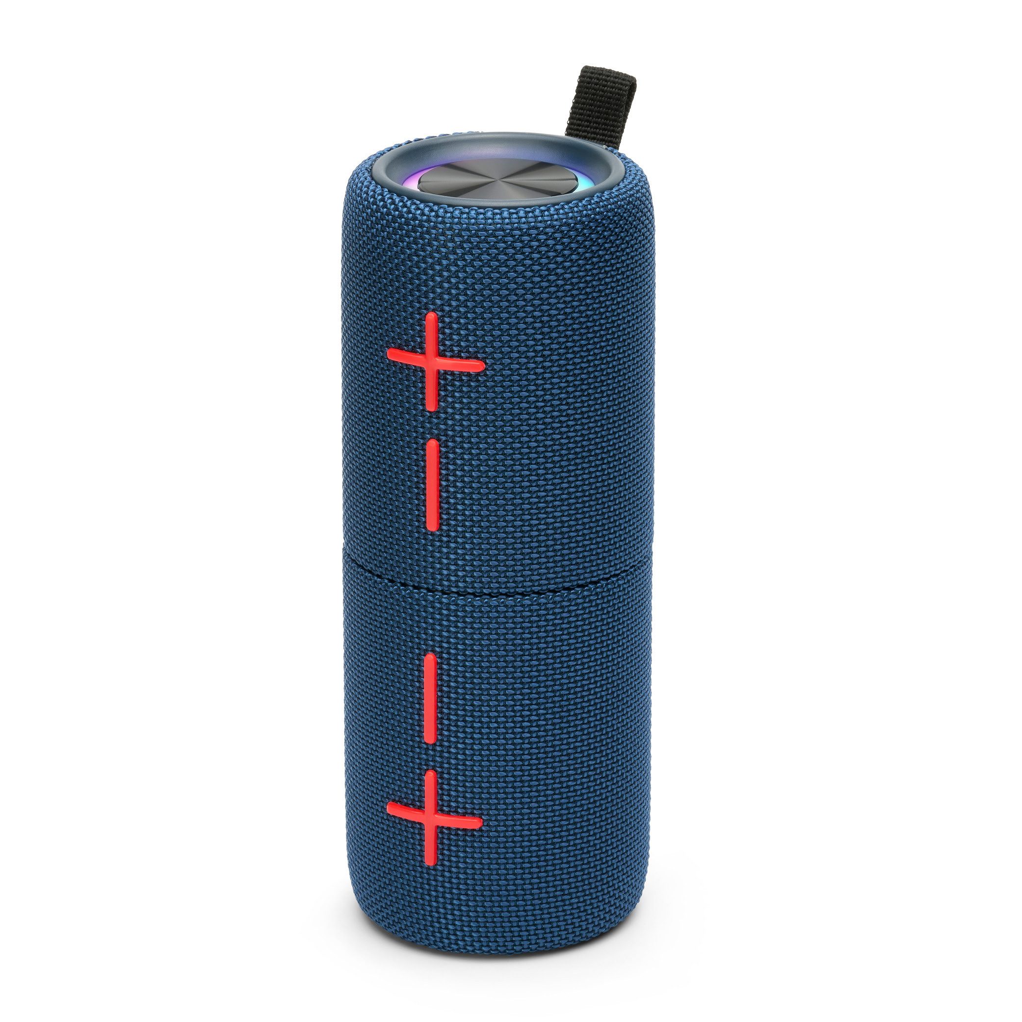 TZS FIRST AUSTRIA 2-in-1 Magnetisch, TWS, IPX5 spritzwassergeschützt, 2x5W RMS Bluetooth-Lautsprecher 2.0 Stereo (2x Monolautsprecher zu Stereo koppelbar) (Bluetooth, 10 W, FM-Radio, AUX-IN,10m Reichweit, USB-C, microSD, 1200mAh Akku)