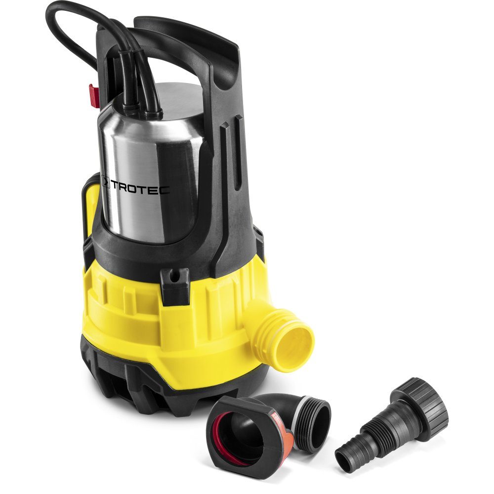TROTEC Schmutzwasser-Tauchpumpe TWP 11000 ES, 1.100 W Leistung, 20.000 l/h Förderleistung, 9 m Förderhöhe