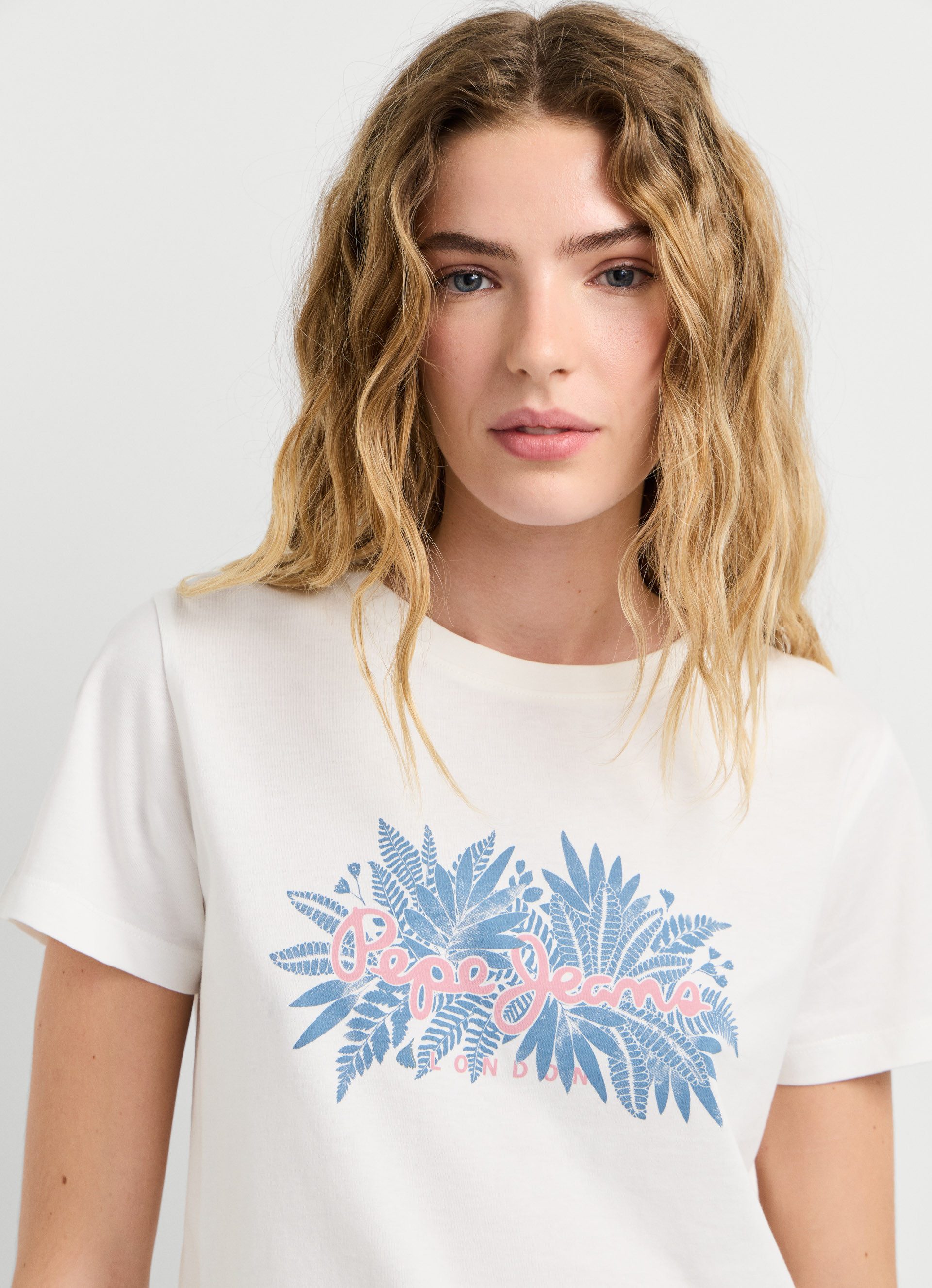 Pepe Jeans T-Shirt CRISTINA mit Druck, reine Baumwolle