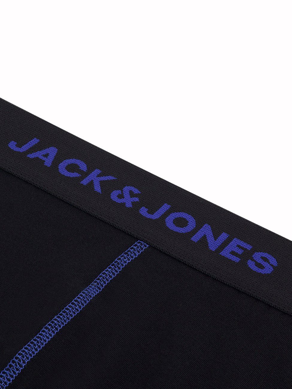 Jack & Jones Boxershorts Pack 6er Retroshorts Unterhosen Herren Stretch Pack Basic (Vorteilspack, 7 Trunks 6-St) mit