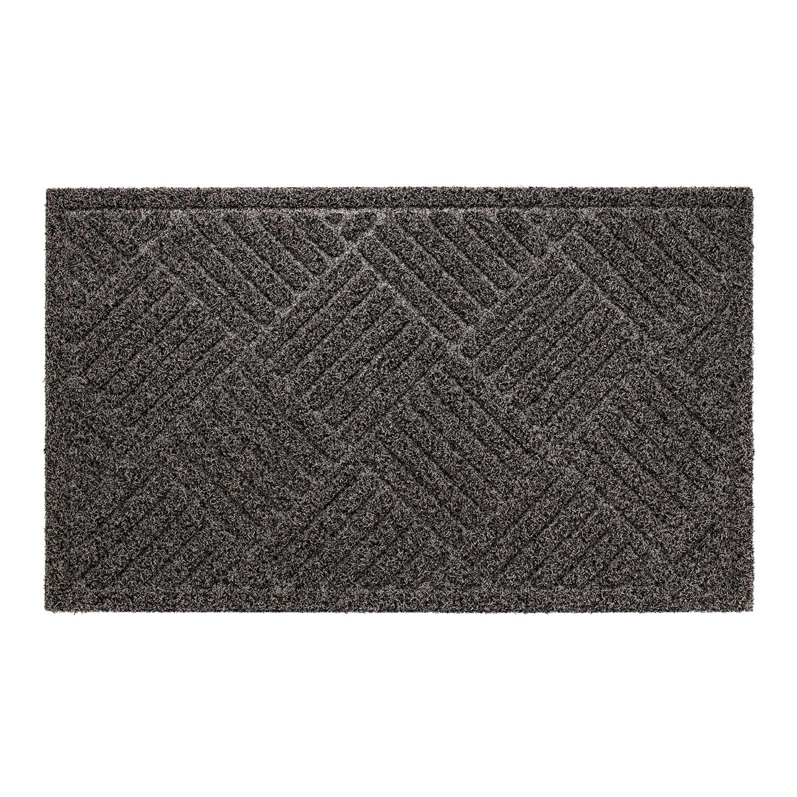 Floordirekt Fußmatte Türmatte Porta Anthrazit, 4 Größen, Schmutzfangmatte, rechteckig, Höhe: 6 mm