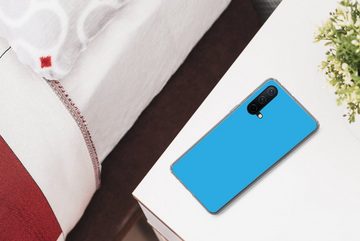 MuchoWow Handyhülle Blau - Licht - Farben, Phone Case, Handyhülle OnePlus Nord CE 5G, Silikon, Schutzhülle