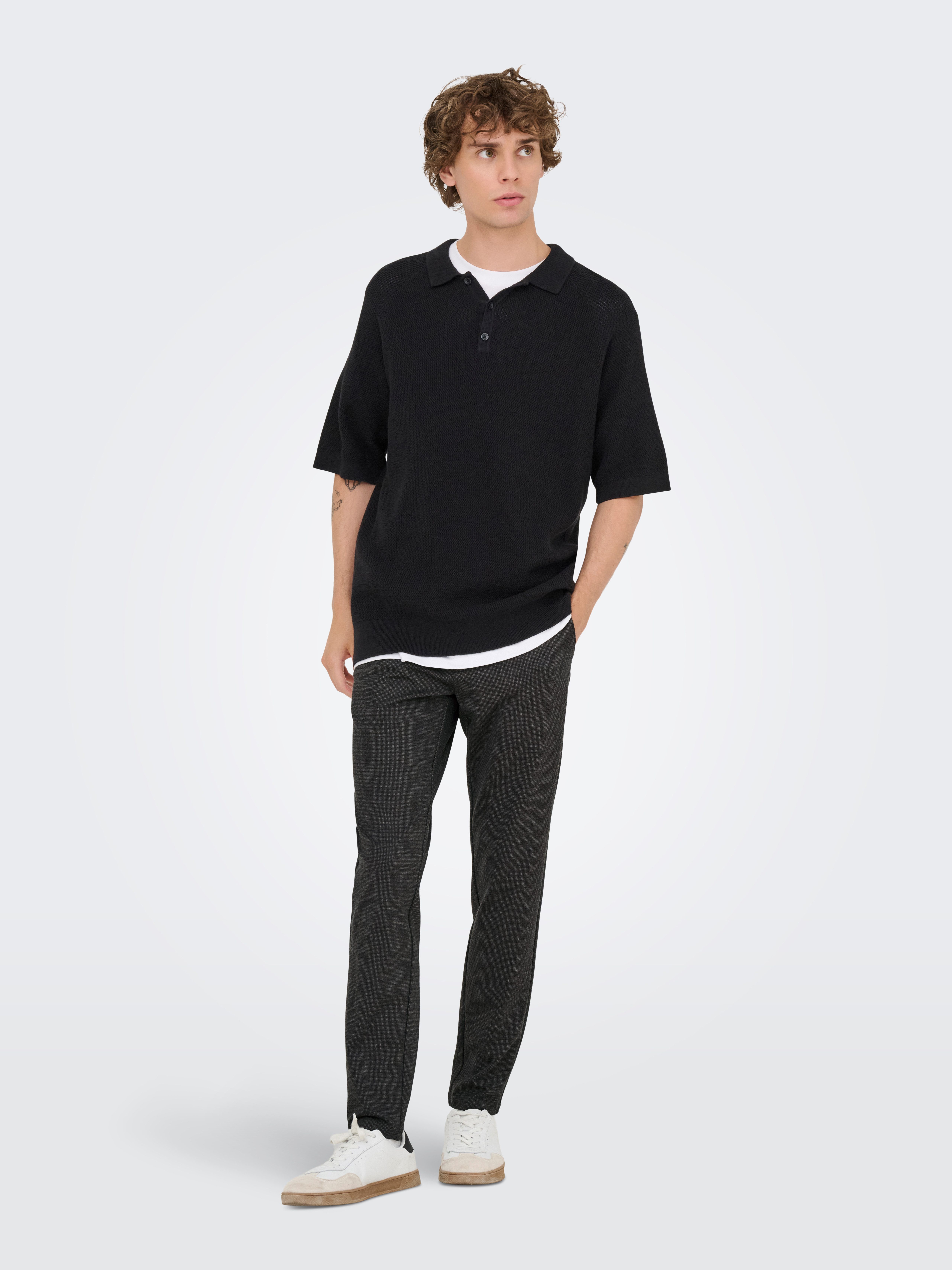 ONLY & SONS Chinos ONSMARK SLIM CHECK 020960 PANT – Bild 4 von 5