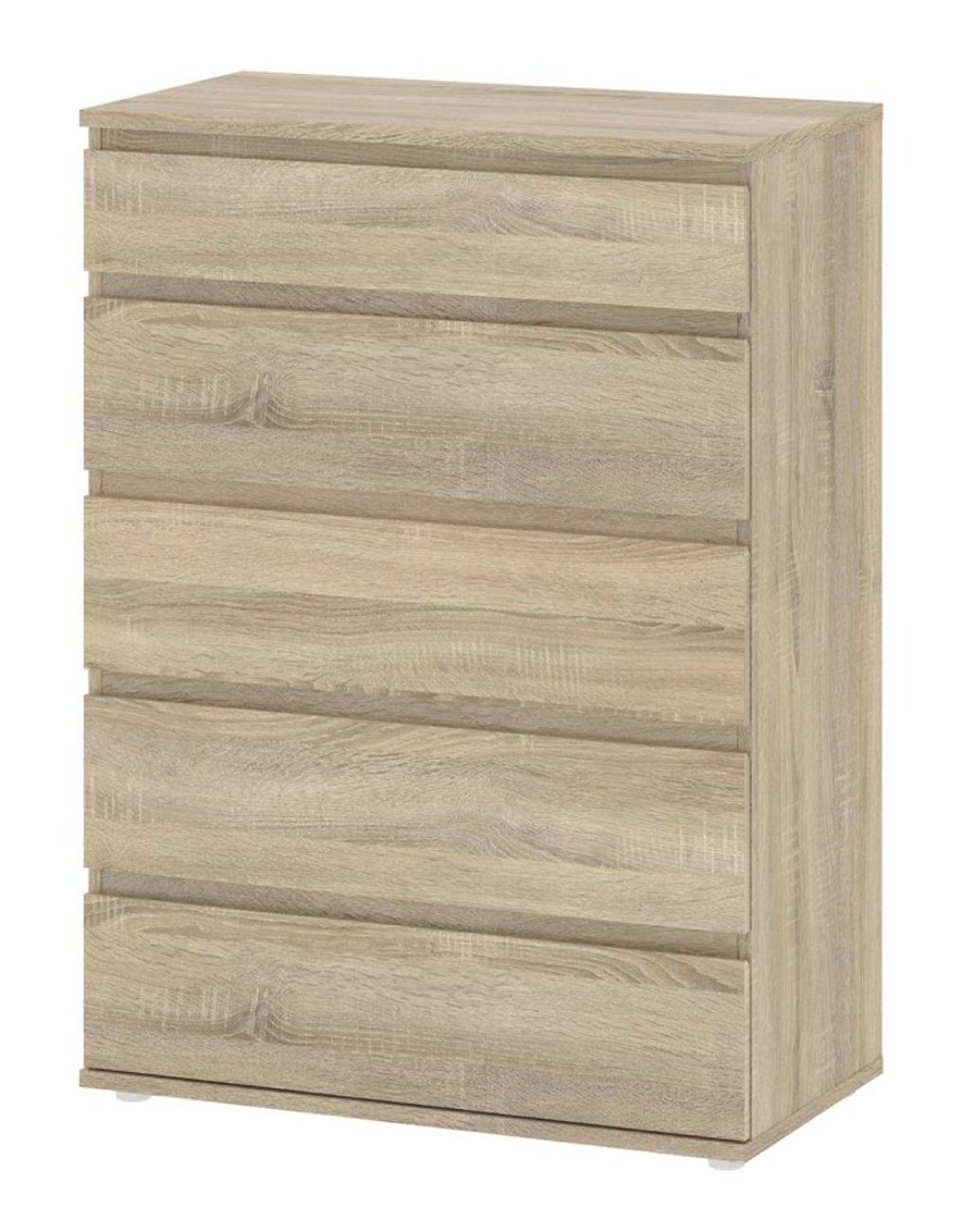 ebuy24 Kommode Nora Kommode B 5 Schubladen. Eiche Dekor. (1 St)