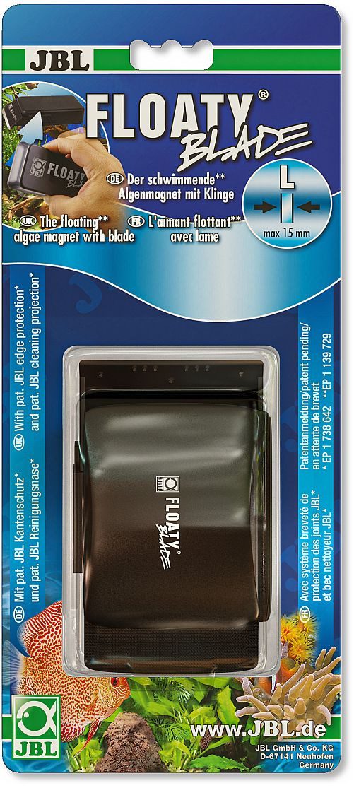 Aquariendeko JBL Floaty Blade schwimmender Algenmagnet mit Klinge